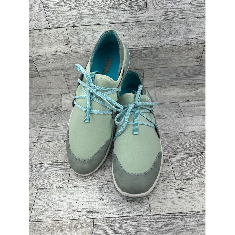 OluKai Miki‎ Li Women's Size 10 Lagoon/Charcoal Lace Up Sneakers Shoes